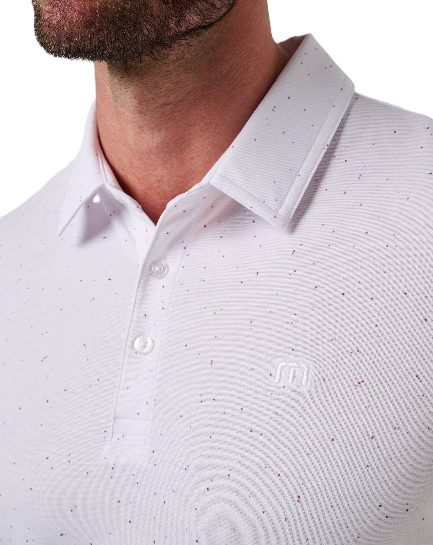 Travis Mathew Special Trip pánské polo, bílé