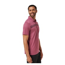 Travis Mathew Bungee Jump pánské polo, damson