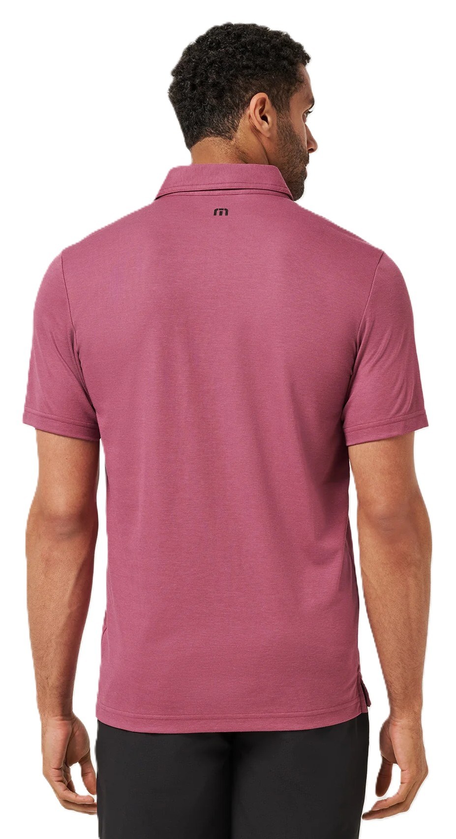 Travis Mathew Bungee Jump pánské polo, damson