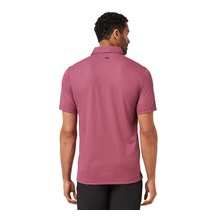 Travis Mathew Bungee Jump pánské polo, damson