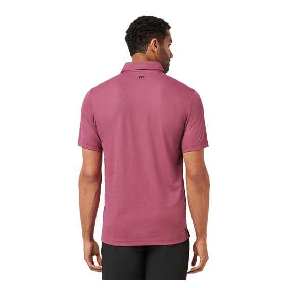 Travis Mathew Bungee Jump pánské polo, damson