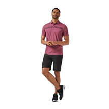 Travis Mathew Bungee Jump pánské polo, damson