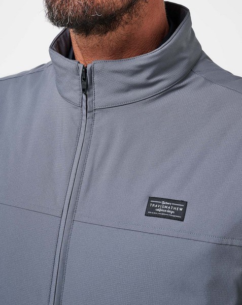 Travis Mathew Wanderlust pánská vesta, quiet shade