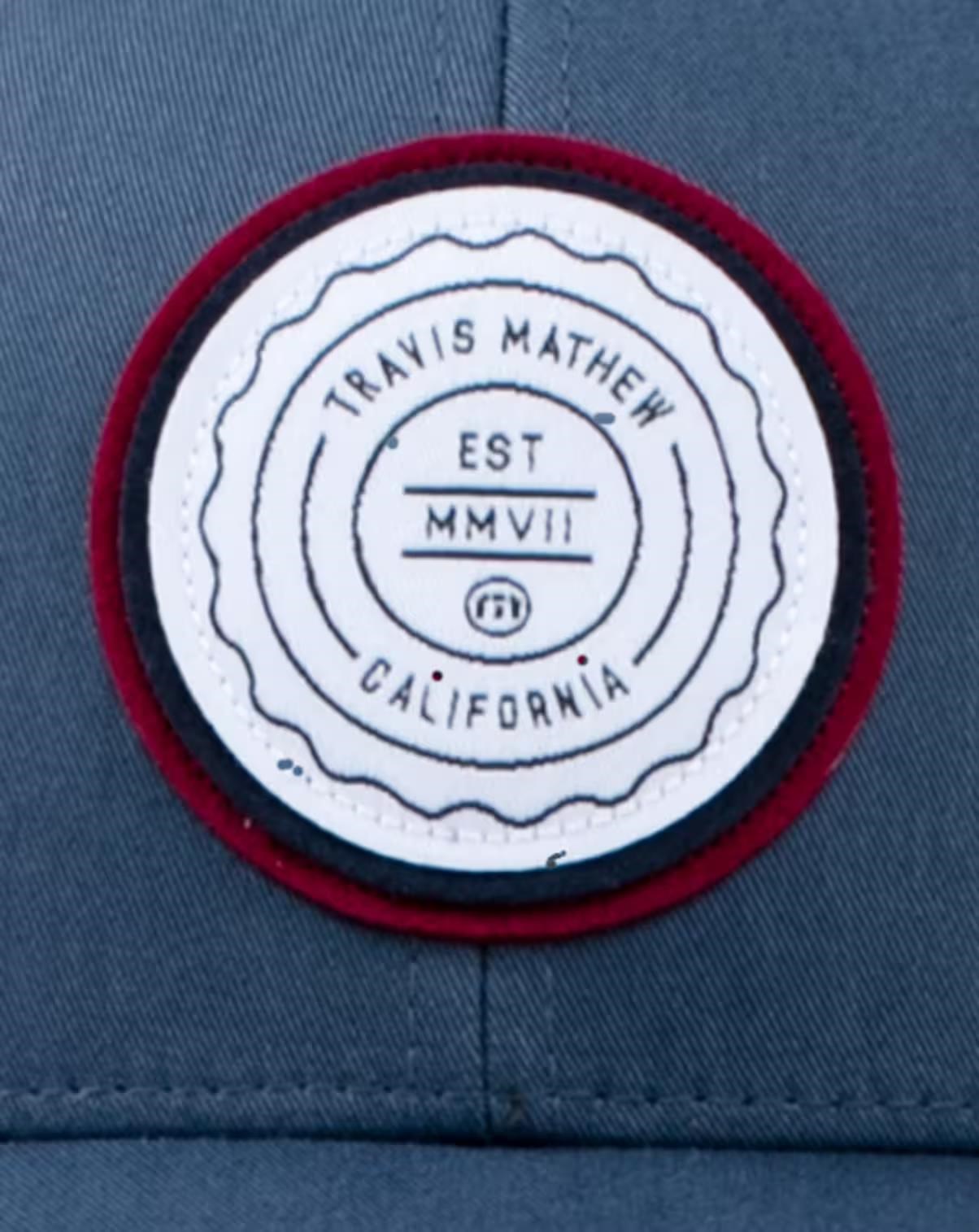 Travis Mathew The Patch dětská kšiltovka, modrá