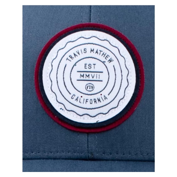 Travis Mathew The Patch dětská kšiltovka, modrá