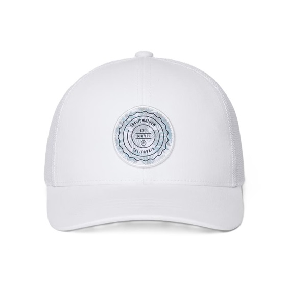 Travis Mathew The Patch Floral dětská kšiltovka, bílá