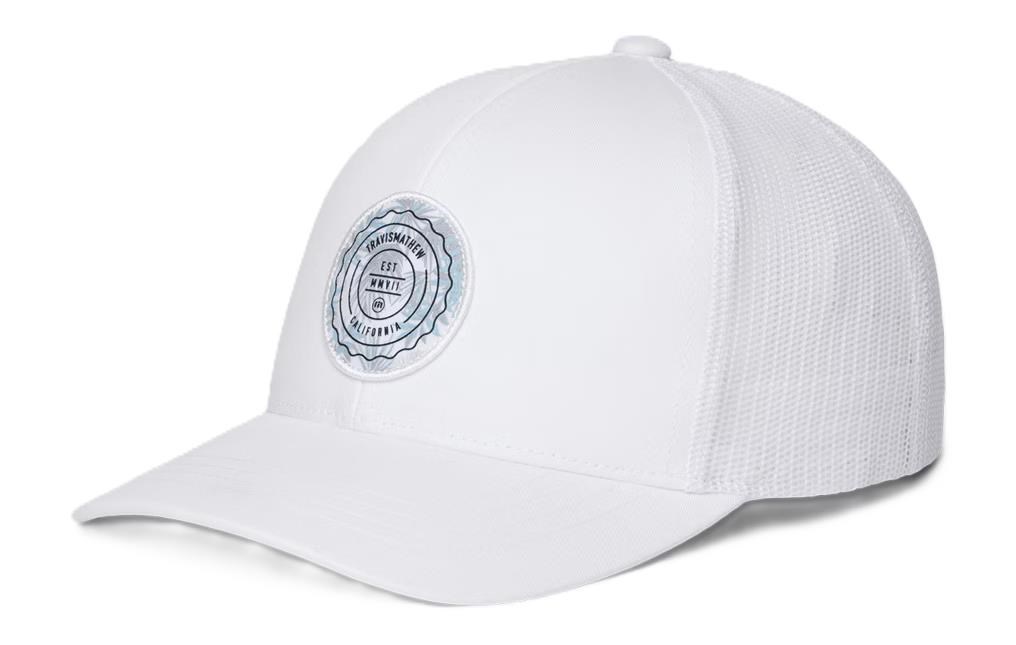 Travis Mathew The Patch Floral dětská kšiltovka, bílá