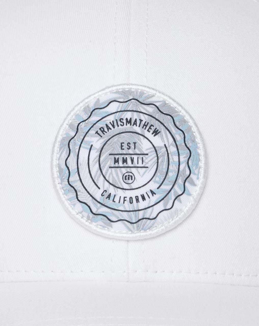 Travis Mathew The Patch Floral dětská kšiltovka, bílá