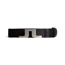 J.Lindeberg Berry Elastic pánský opasek, černý