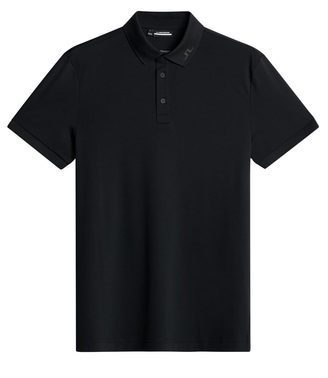J.Lindeberg KV Print pánské polo, černé