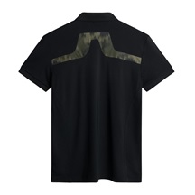 J.Lindeberg KV Print pánské polo, černé