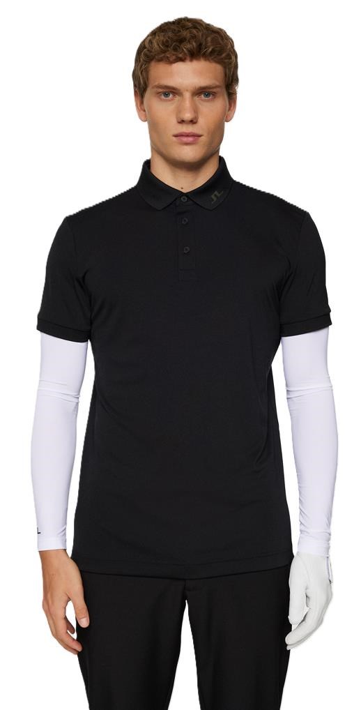 J.Lindeberg KV Print pánské polo, černé