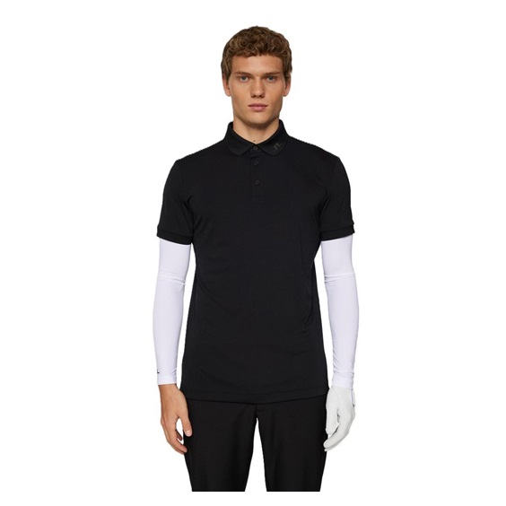 J.Lindeberg KV Print pánské polo, černé