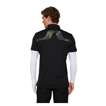 J.Lindeberg KV Print pánské polo, černé