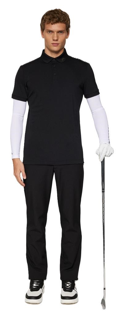J.Lindeberg KV Print pánské polo, černé