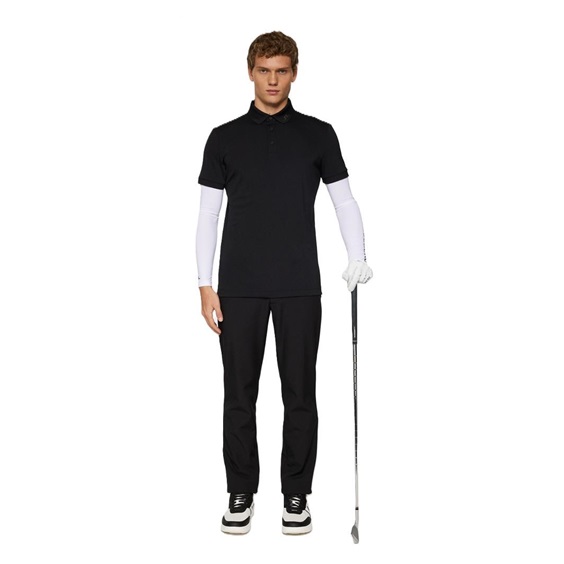 J.Lindeberg KV Print pánské polo, černé