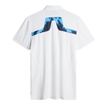 J.Lindeberg KV Print pánské polo, bílé