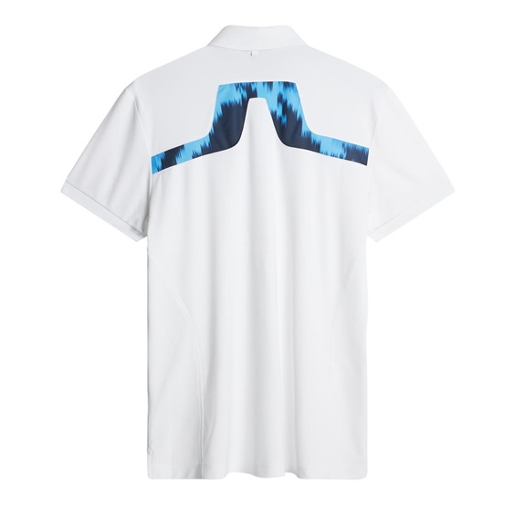 J.Lindeberg KV Print pánské polo, bílé