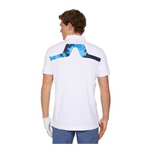 J.Lindeberg KV Print pánské polo, bílé