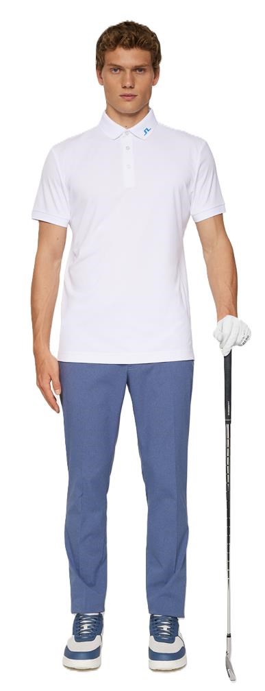 J.Lindeberg KV Print pánské polo, bílé