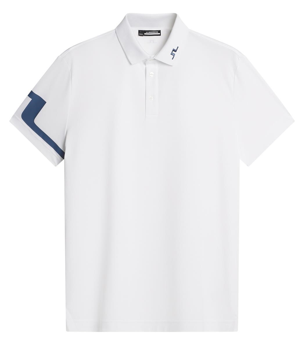 J.Lindeberg Heath pánské polo, bílé