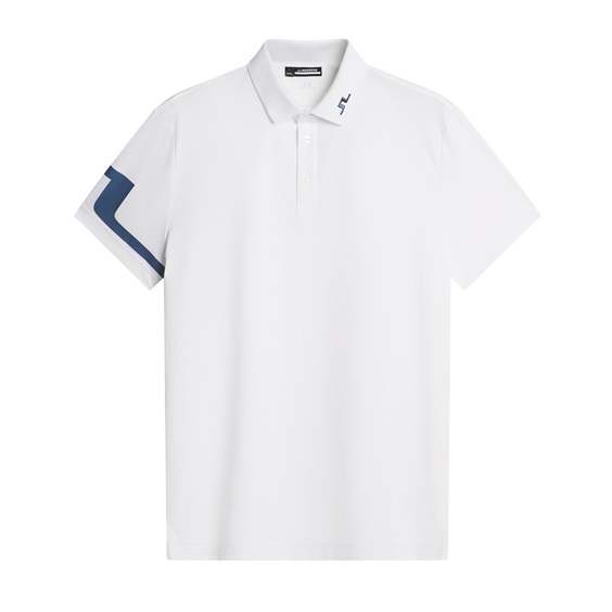 J.Lindeberg Heath pánské polo, bílé