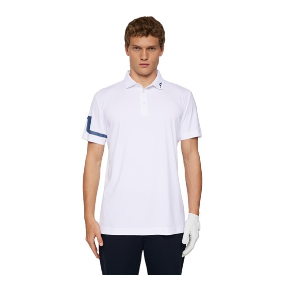 J.Lindeberg Heath pánské polo, bílé