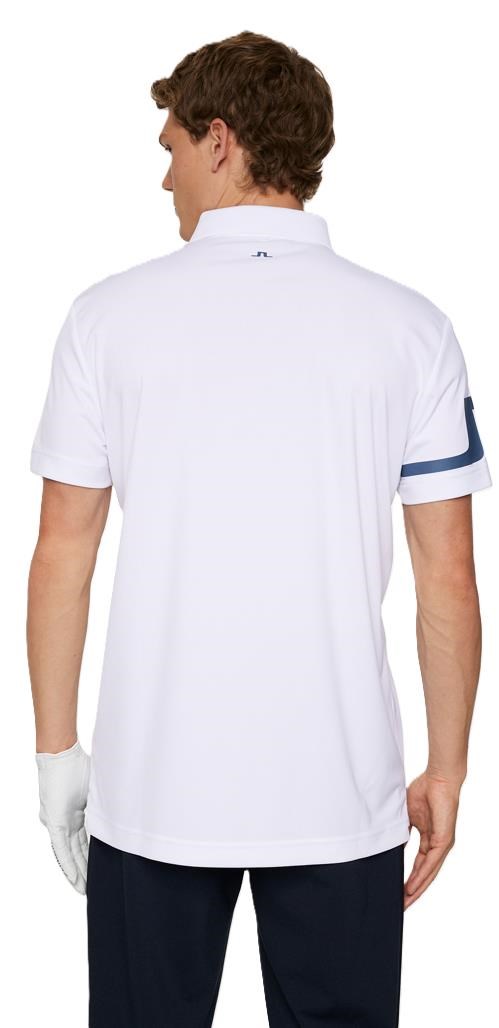 J.Lindeberg Heath pánské polo, bílé