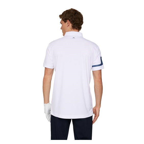 J.Lindeberg Heath pánské polo, bílé