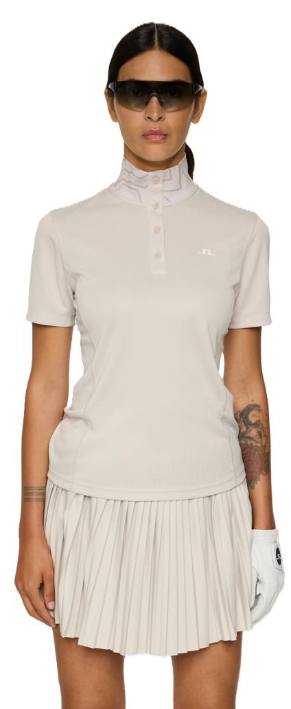 J.Lindeberg Piper dámské polo, moonbeam