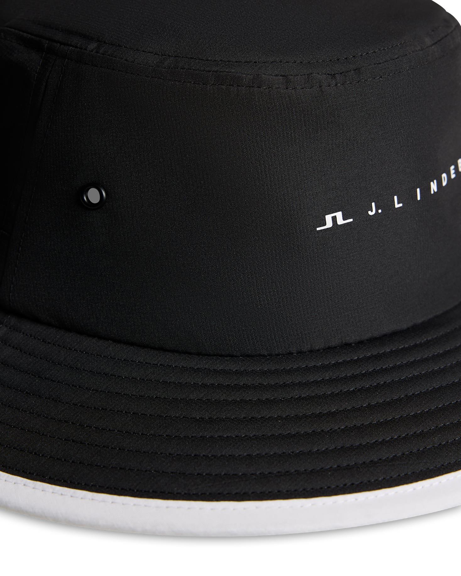 J.Lindeberg Danny Bucket klobouk, černý