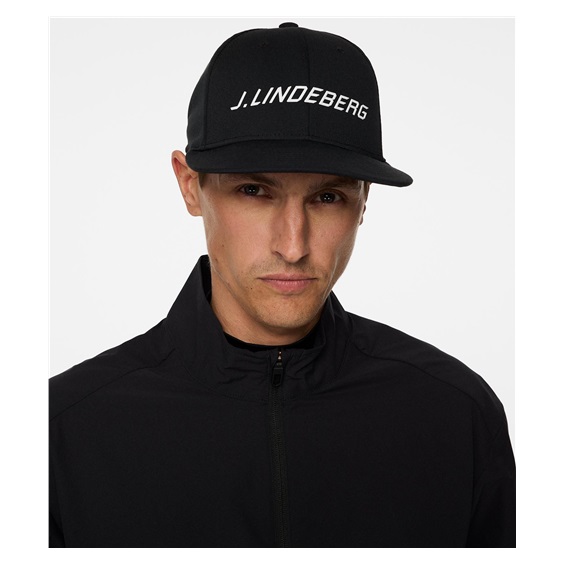 J.Lindeberg Drive Cap kšiltovka, černá