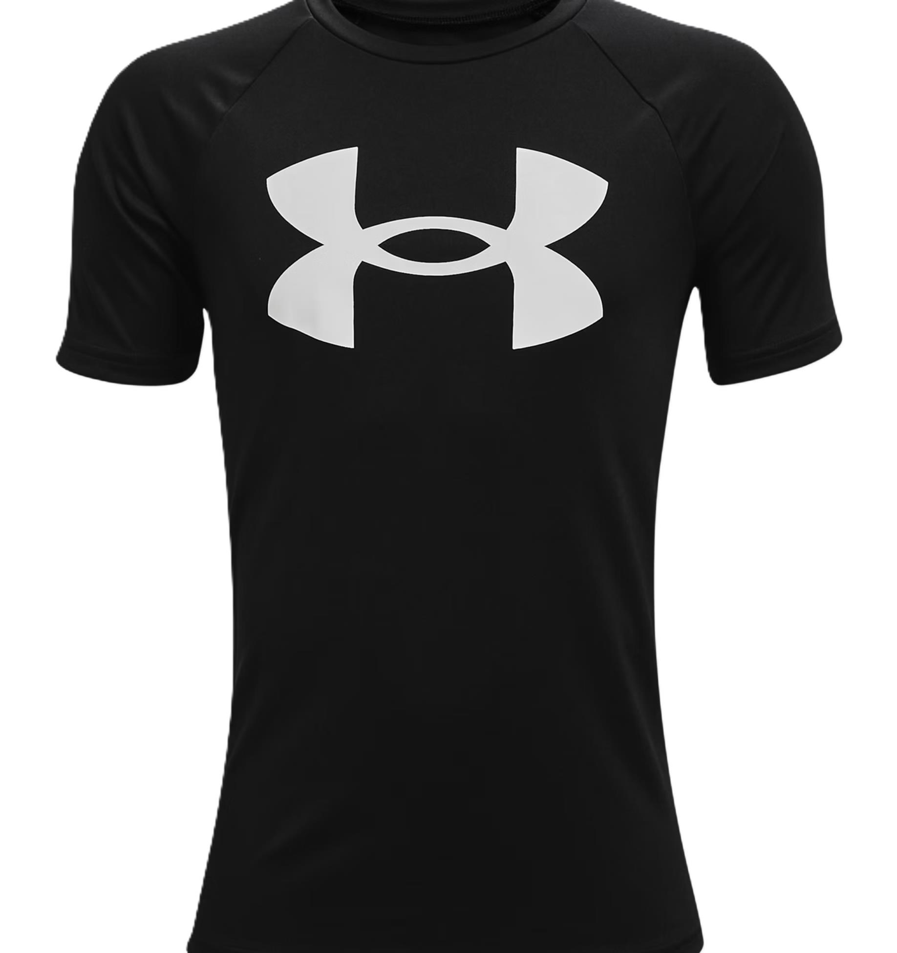 Under Armour Tech Big Logo chlapecké tričko, černé