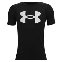 Under Armour Tech Big Logo chlapecké tričko, černé