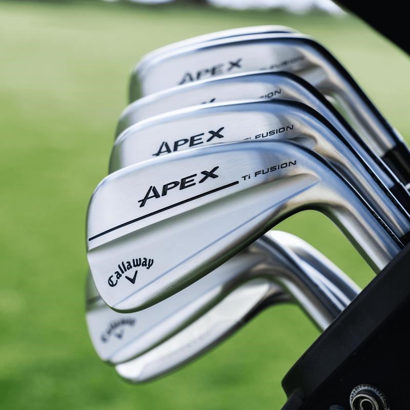 Callaway Apex Ti Fusion Plated pánská železa, ocel
