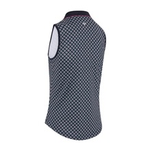 Callaway Mini Geo Floral Sleeveless dámské polo, tmavě modré