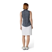Callaway Mini Geo Floral Sleeveless dámské polo, tmavě modré