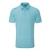 PING Geo Camo pánské polo, crystal blue