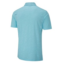 PING Geo Camo pánské polo, crystal blue