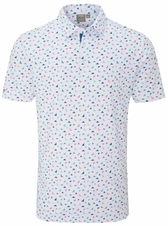 PING Julian pánské polo, white multi