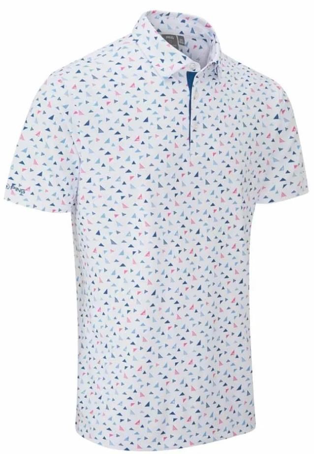 PING Julian pánské polo, white multi