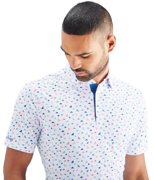 PING Julian pánské polo, white multi