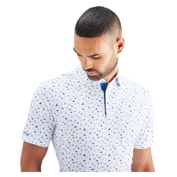 PING Julian pánské polo, white multi