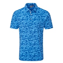 PING Julian pánské polo, tidal blue multi