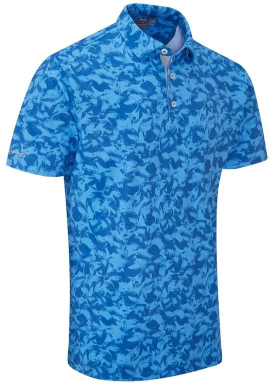 PING Julian pánské polo, tidal blue multi