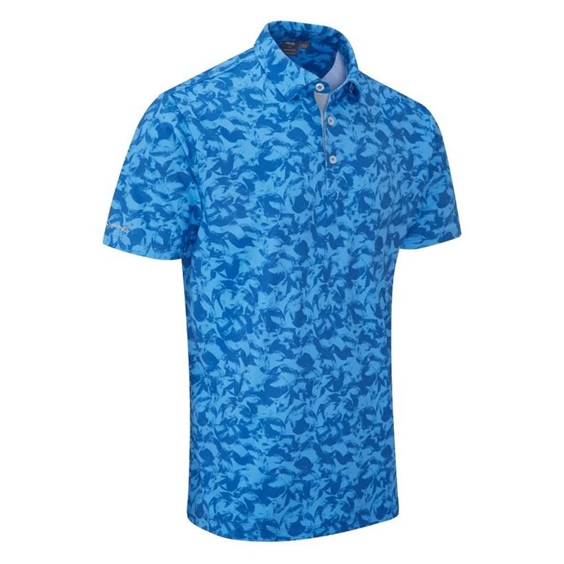 PING Julian pánské polo, tidal blue multi
