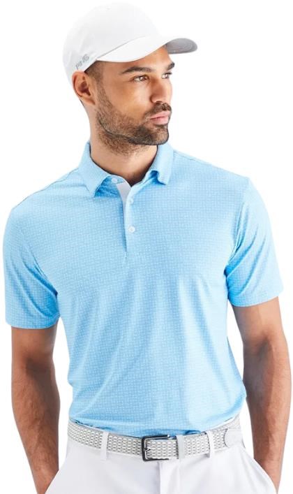 PING Julian pánské polo, crystal blue multi