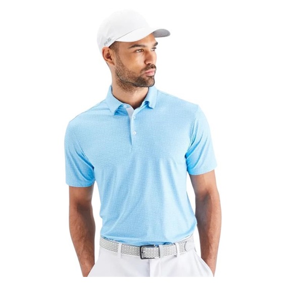 PING Julian pánské polo, crystal blue multi