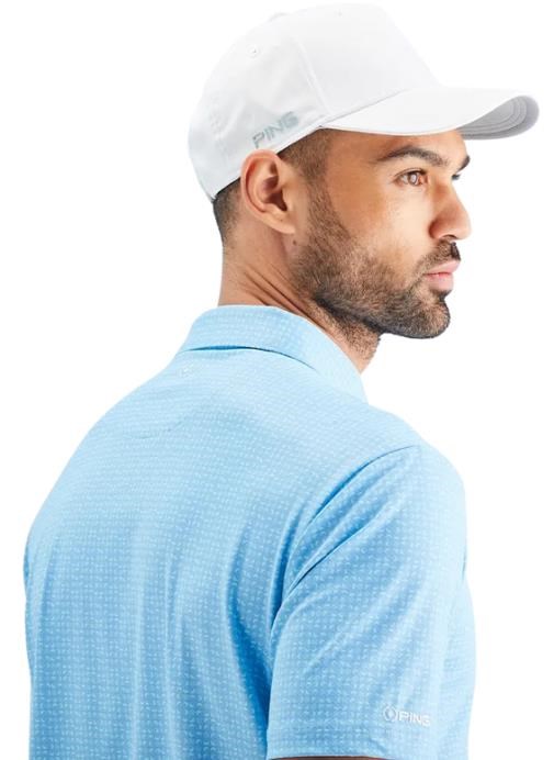PING Julian pánské polo, crystal blue multi