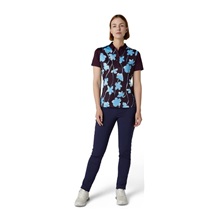 Callaway Stemmed Floral dámské polo, potent purple